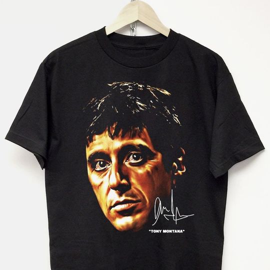 TONY MONTANA SCARFACE t-shirt vintage rap tee movie concert tour drake Travis kanye mike tyson dennis rodman nwa 90s