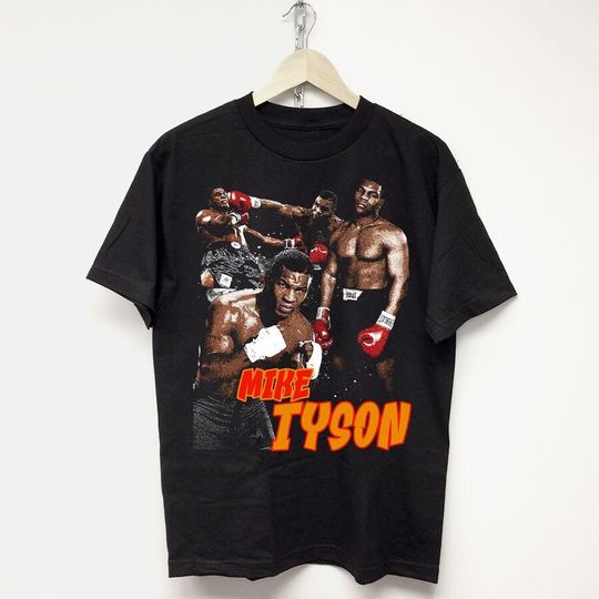 MIKE TYSON T-SHIRT vintage rap tee merch tour concert dennis rodman Travis drake jordan kanye chicago 90s 80s astroworld jackson ali