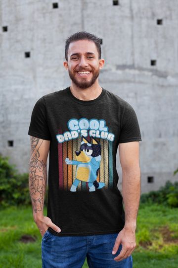 Cool Dad Comfort Colors BlueyDad Shirt, Cool Dad Club