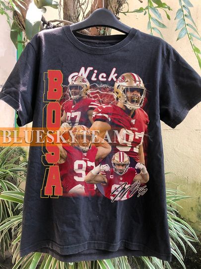 Nick Bosa Vintage Washed T-Shirt, Retro 90's Fans Hoodie Gift,Best Gift Ever Style