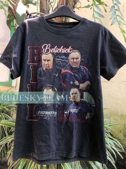 Bill Belichick Shirt Vintage 90s Bootleg Bestseller Gift Fans Tshirt Homage Retro Classic Graphic Tee