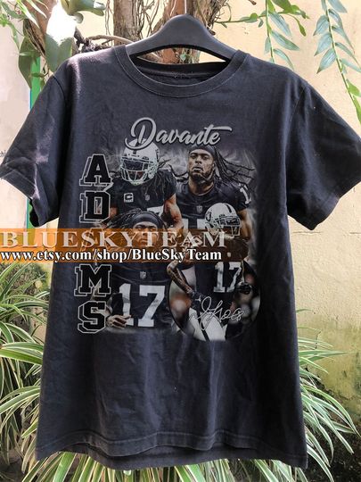Vintage Davante Adams Shirt, Sweatshirt, Hoodie, Football Shirt, Vintage Bootleg, Gift, Retro