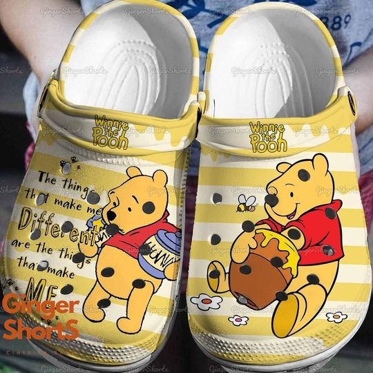 Winnie The Pooh Pooh Bear Shoes, Winnie The Pooh Shoes, Pooh Sandals, Pooh Summer Shoes