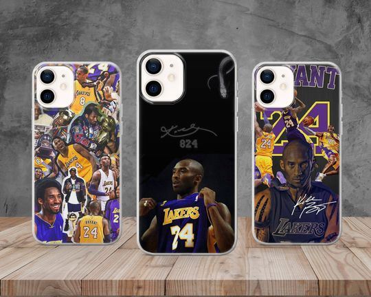Kobe Bryant Phone Case, Black Mamba Basketball Phone Cover