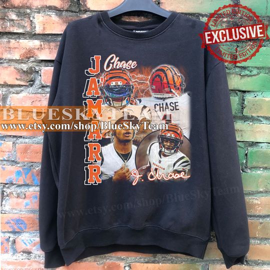 JaMarr Chase Sweatshirt, Unisex, 90s Vintage x Bootleg Style Rap Tee Retro Shirt