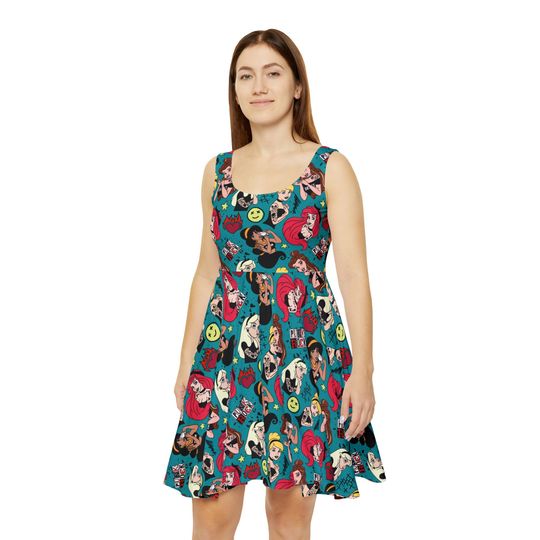 Discover Punk Rock Princesses Women's Skater Dress (AOP)