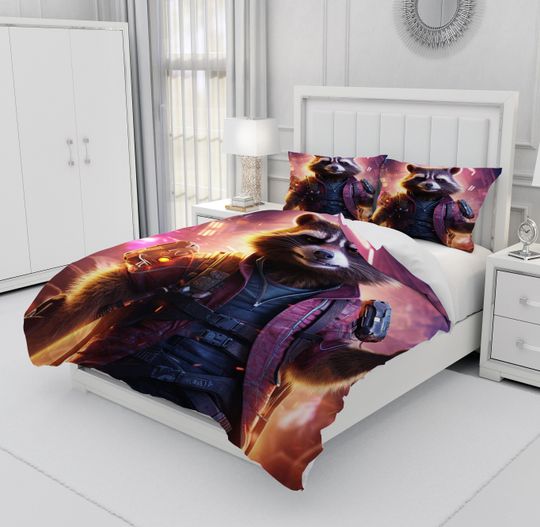 Rocket Raccoon Bedding Set