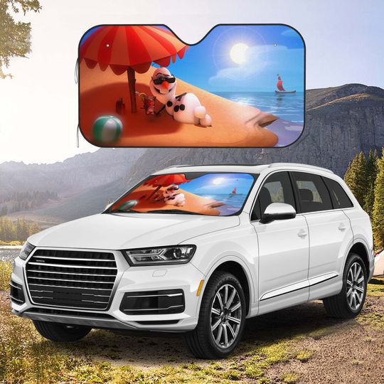 Olaf Windshield Sun Visor Custom Windshield Visor Car Glass