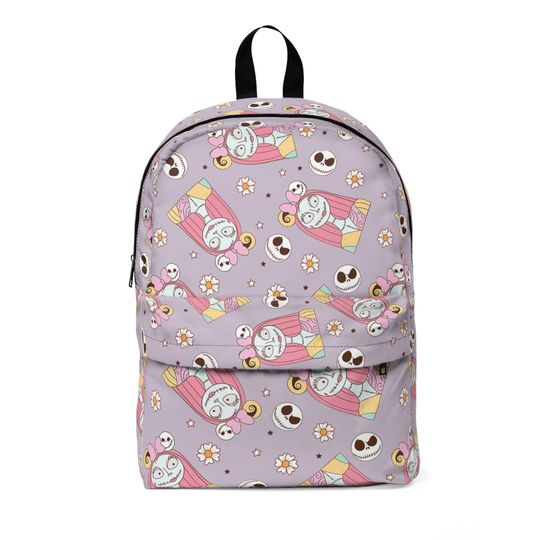 Nightmare Sally Pink Pattern School Backpack