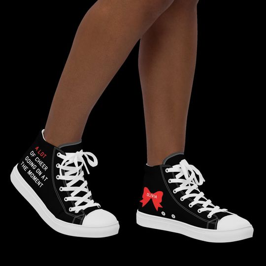 Personalized Taylor High Top Sneakers, Gift for taylor version, Taylor merch