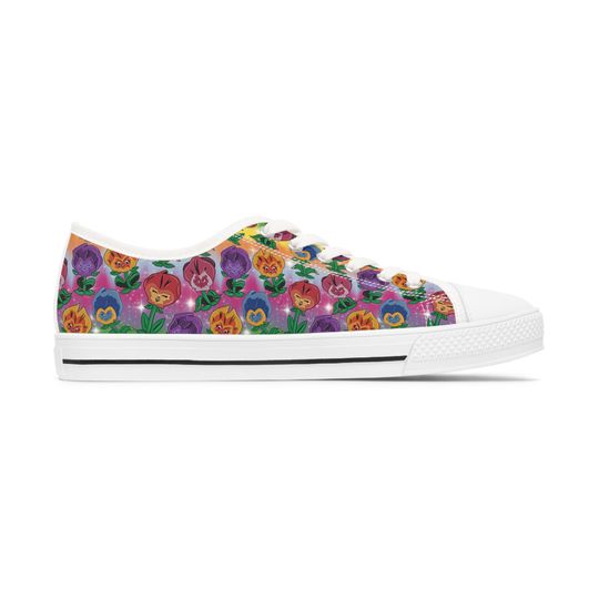 Alice In Wonderland Pansy's Women's Low Top Sneakers