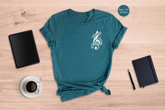Fancy Treble Clef Music Shirt, Music Teacher Shirt, Musician Gifts