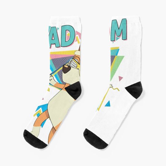 Rad Mom BlueyDad Socks