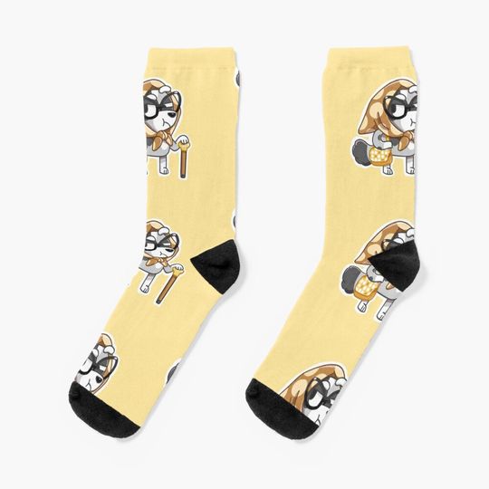 Cranky Granny Muffin BlueyDad Socks