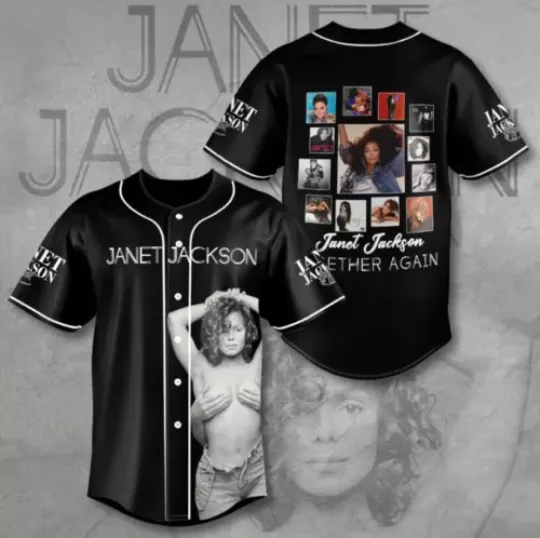 Janet Jackson Baseball Jersey Janet Shirt Fanmade All Over Print Shirt