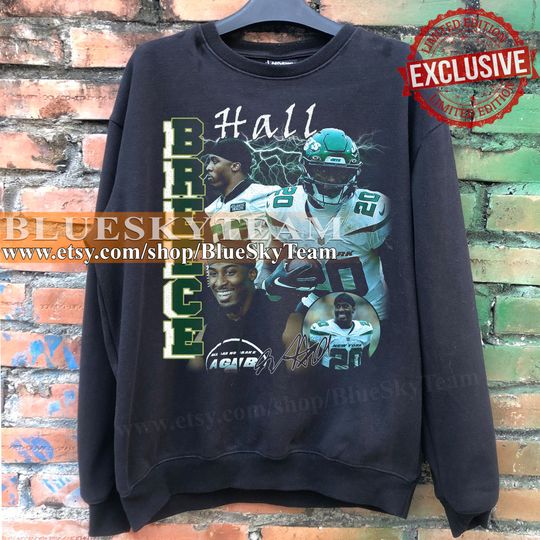 Vintage 90s Graphic Style Breece Hall Sweatshirt, Breece Hall shirt, Retro American Football Bootleg Gift