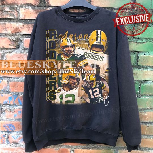 Vintage Style Aaron Rodgers Sweatshirt, Aaron Rodgers Bootleg Shirt, American Football Shirt