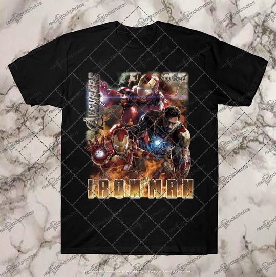 IRON MAN | Robert Downey Jr | Iron Man Tshirt Shirt Tee | Iron Man Avengers