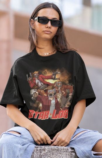 STAR LORD | Star Lord Guardian Of Galaxy Tshirt | Star Lord Guardian Of Galaxy Cartoon Avengers Shirt