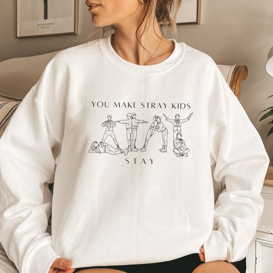 Stray Kids Sweatshirt, Kpop Sweatshirt, Stray Kids Crewneck