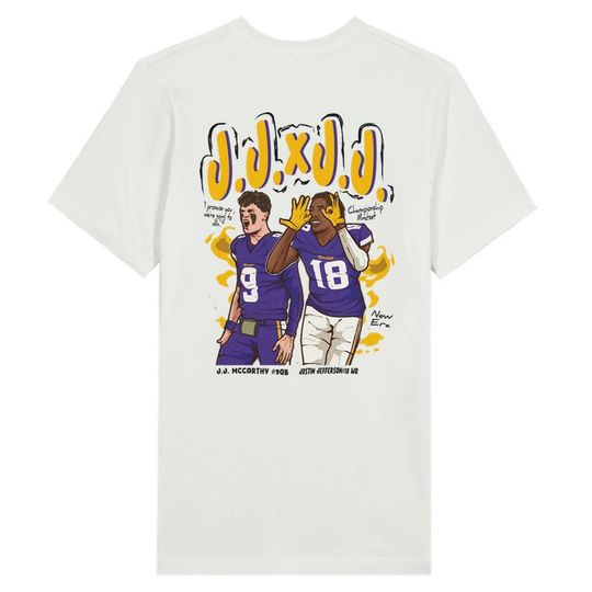 Justin Jefferson x J.J. McCarthy "Championship Mindset" Crewneck T-shirt