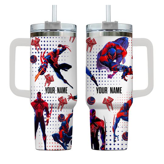 Custom Name Spiderman 40oz Tumbler