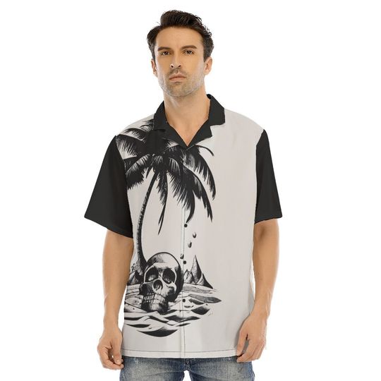 Skull Island Hawaiian Shirt, Summer Vacation Shirt