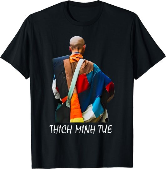 I Love Thich Minh Tue Buddha Black T-Shirt