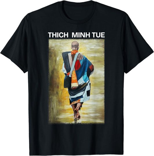 I Love Thich Minh Tue Buddha Black T-Shirt
