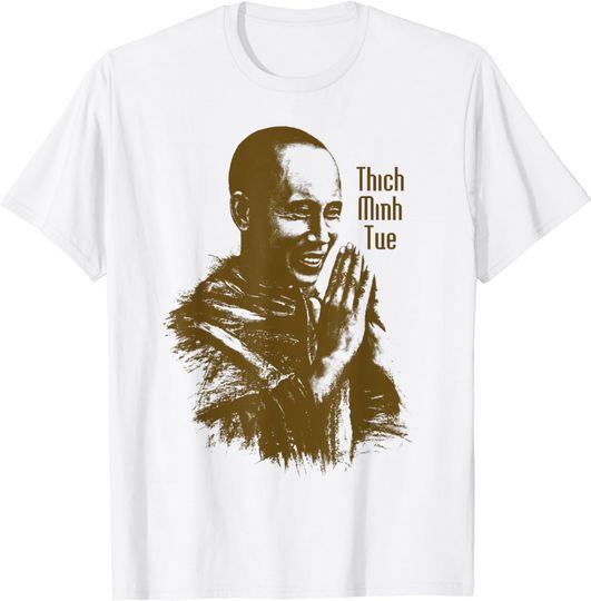 I Love Thich Minh Tue Buddha Black T-Shirt