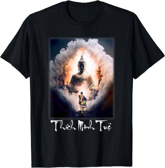 I Love Thich Minh Tue Buddha Black T-Shirt, Vietnamese T-Shirt