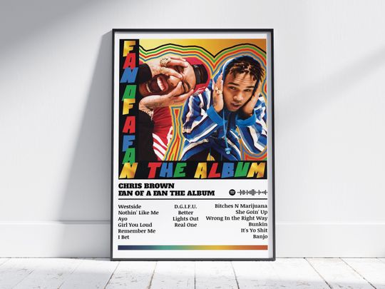 Chris Brown Poster Print | Fan Of A Fan The Album Poster