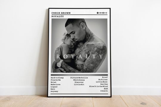 Chris Brown Poster Print | Royalty Album Poster