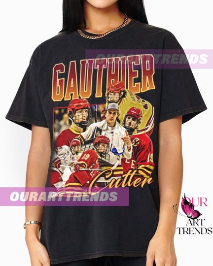 Cutter Gauthier Shirt Ice Hockey American Professional Hockey Championship Sport Merch