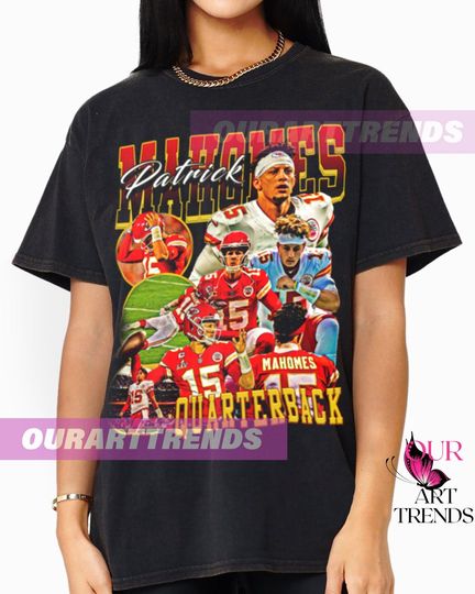 Limited Ppatrick Mmahomes Vintage 90s Homage Retro Classic Graphic Tee