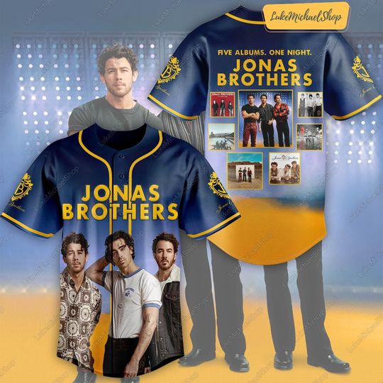 Jonas Brother Jersey Shirt, Joe Jonas Baseball Jersey, Joe Jonas Jersey, Jonas Brothers Tour Shirt