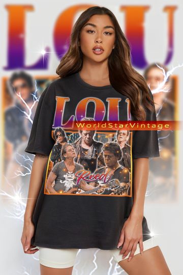 LOU REED Vintage Shirt, Lou Reed Tshirt, Lou Reed Fan Tees