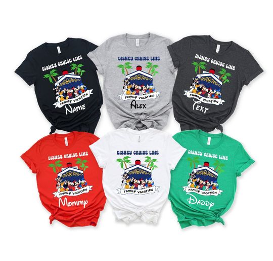 Disney Cruise Line Family Vacation Shirt, Disney Personalized Family Shirt