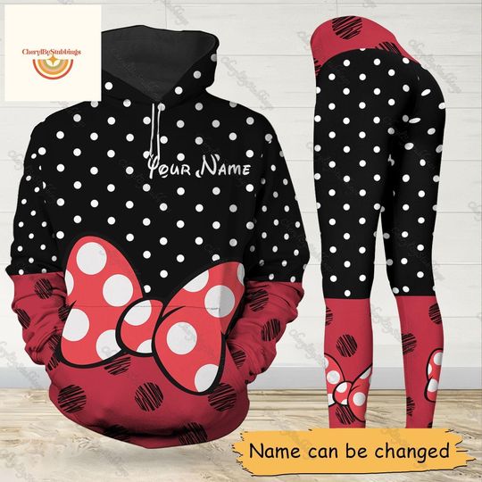 Custom Mickey Hoodie And Leggings For Women, Mickey Mouse Hoodie, Minnie Mouse Shirt, Disney Hoodie