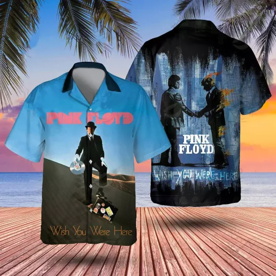 Rock Band Pink Floyd Wish You Were Here Hawaiian Shirt, Music Lovers Gift