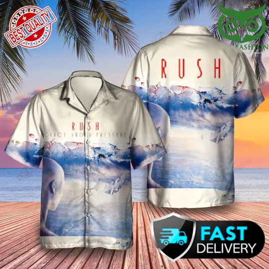 Rush Rock Band Grace Under Pressure Hawaiian Shirt, Music Lovers Gift