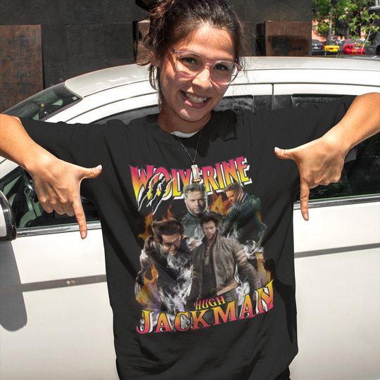 New Fashion Hugh Jackman Wolverine Tshirt Cotton For Men Women Kids Loose Comfortable Sports Short Sleeves Street Fashion Clothing Tops