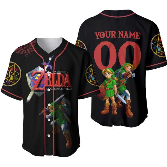 Zelda Baseball Jersey, Zelda Shirt