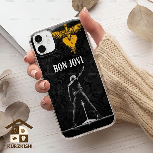 Bon Jovi Rock Phone Case, Bon Jovi Iphone Phone Cover, Bon Jovi Concert Phone Case, Bon Jovi Phone Accessories, For iPhone 15 14 13 12 11 Pro Max
