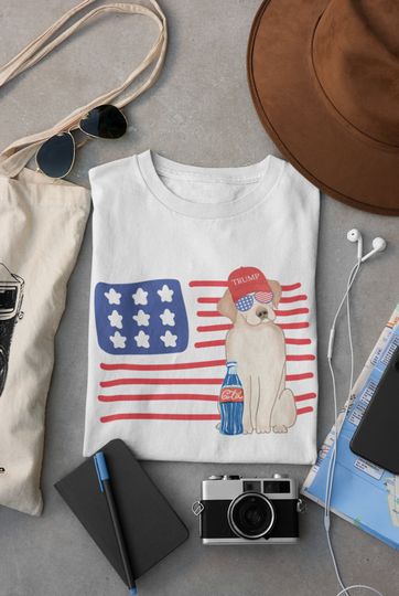 Trump 4 President Cotton T-Shirt - Loose Fit, Comfortable Short Sleeve Tee