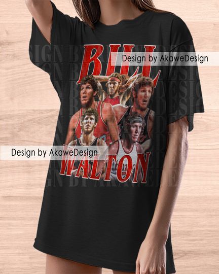 Discover Bill Walton Shirt Style Fans Gift Graphic Shirt, Basketball Legend T-shirt, Short Sleeve Clothes Gift Idea