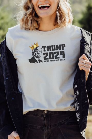 Trump Train Shirt Fix America Again Shirt Take America Back President Trump King Cotton T-Shirt - Loose Fit, Comfortable Short Sleeve Tee