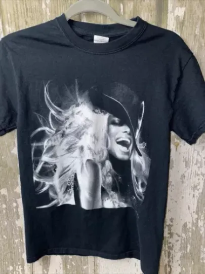 Vintage Janet Jackson Women’s Graphic Concert Music T-Shirt, Musician Short Sleeve Cotton Casual Tee, Music Tour Outfit