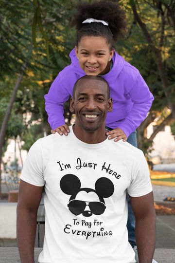 Disneyland Mickey Mouse T-shirt | Fathers Shirt Disneyland Paris Dad Shirt | Disneyworld Shirt | Family Holiday Vacation Tee