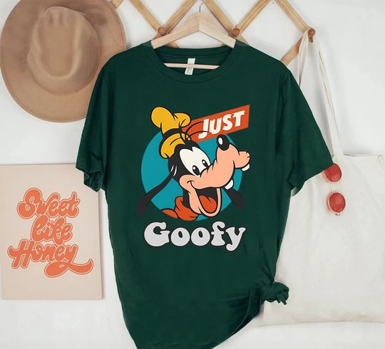 Disney Mickey Mouse And Friends Goofy Just Goofy  Shirt, Magic Kingdom Disneyland Vacation Shirt